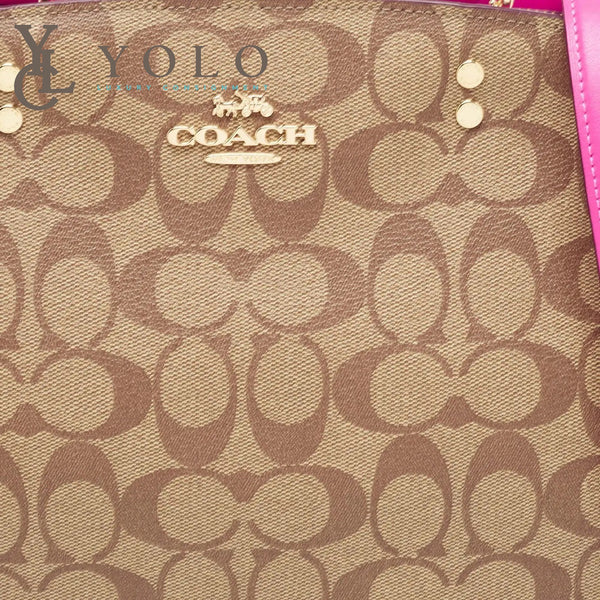 Coach Signature Lillie Carryall Tote