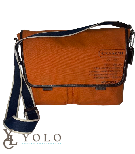 Coach Canvas Heritage Web Messenger Bag