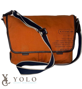 Coach Canvas Heritage Web Messenger Bag