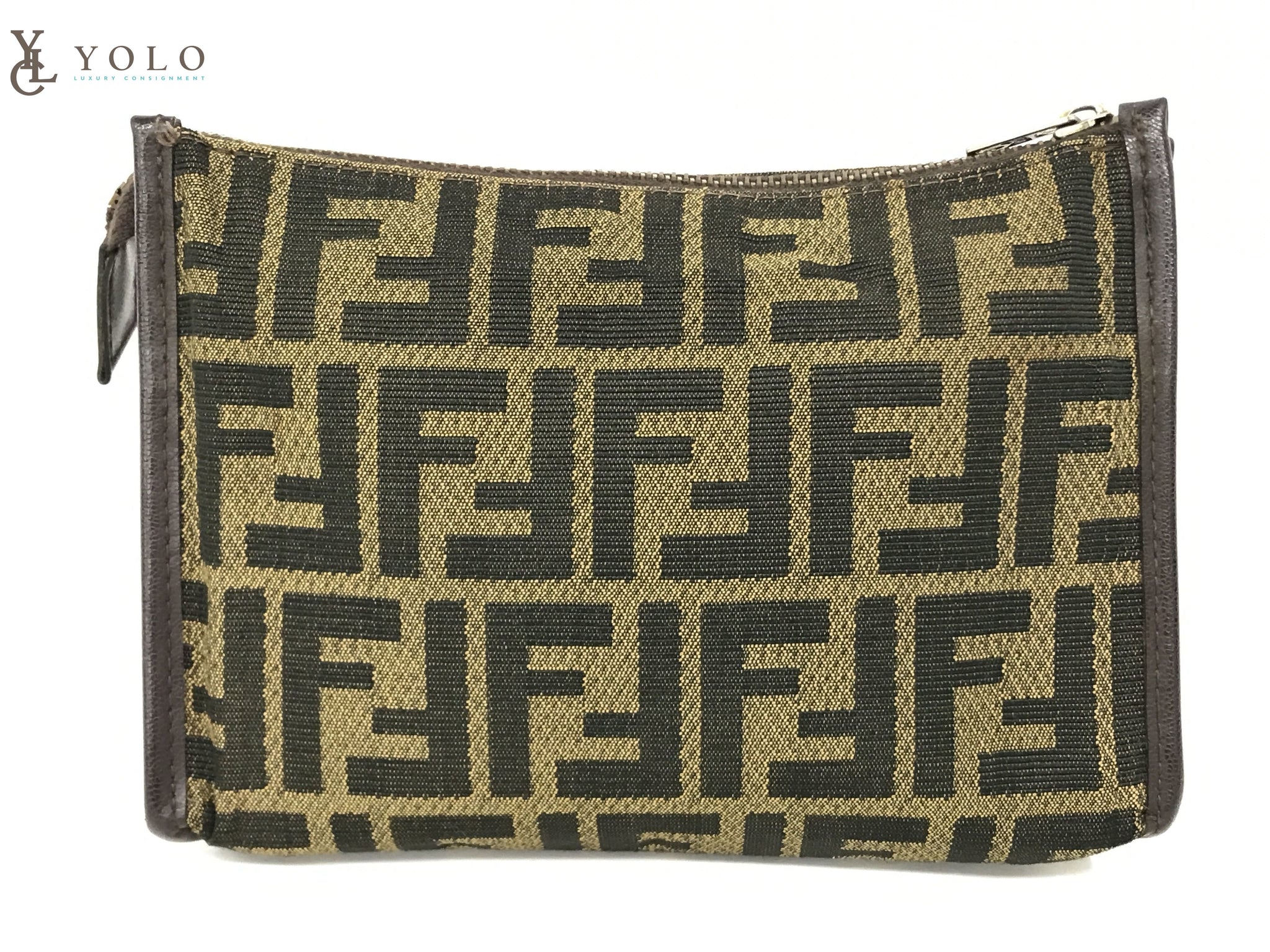 2024 Fendi Zucca pouch