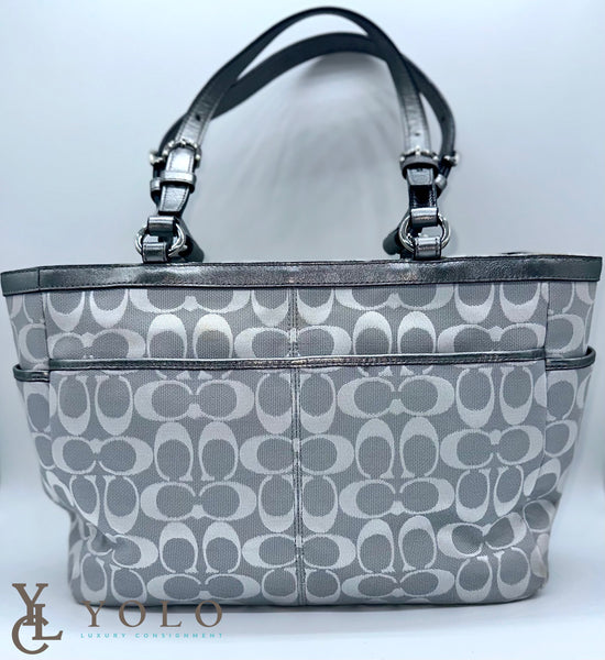 Coach Signature Gallery East West Tote