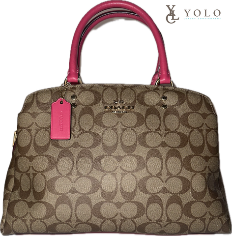 Coach Signature Lillie Carryall Tote