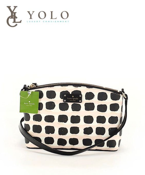 Kate Spade Leather Millie Grove Street Printed Crossbody