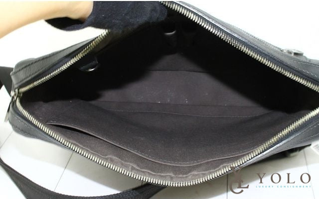 Luxury Handbags LOUIS VUITTON Onyx Damier Infini Leather Calypso