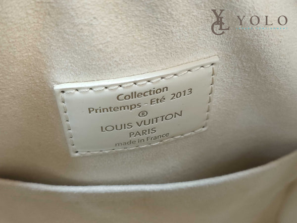 Louis Vuitton Limited Edition Cream Damier Facette Speedy Cube PM