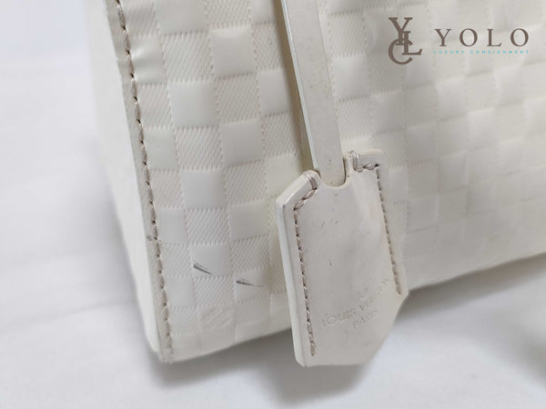 Louis Vuitton Limited Edition Cream Damier Facette Speedy Cube PM