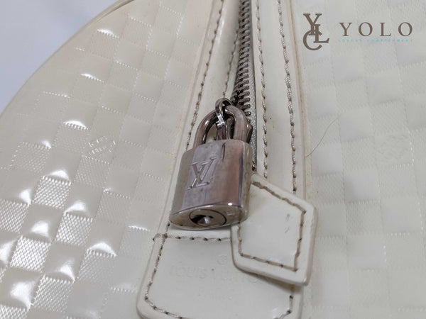 Louis Vuitton Limited Edition Cream Damier Facette Speedy Cube PM