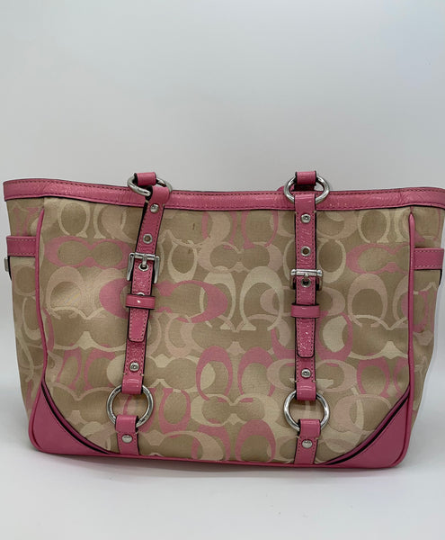 Coach Optic Signature East West Satchel