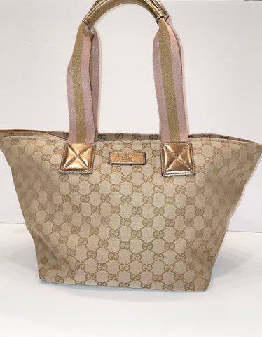 Gucci GG Monogram Medium Tote Bag