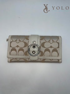 Coach Signature Sateen Ali Slim Wallet