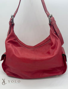 Slouch leather bag in BURGUNDY. Dark RED hobo bag. Boho bag.Book