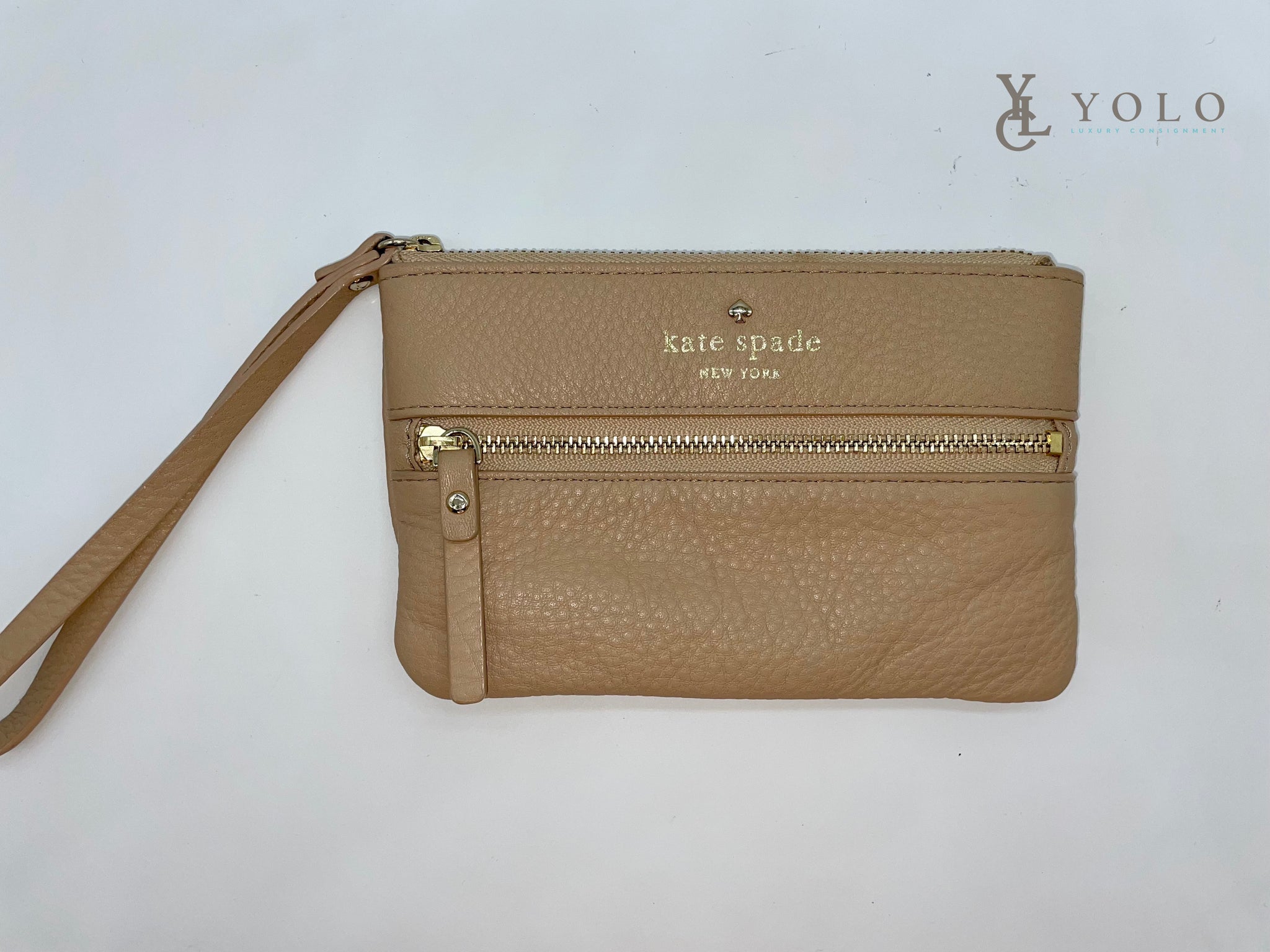 Kate Spade Leather Cobble Hill Wristlet