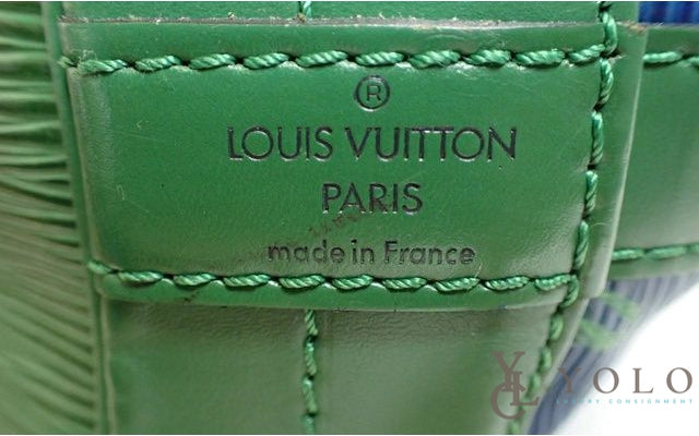 Néonoé Louis Vuitton Epi Neo Noe BB Green Leather Pony-style