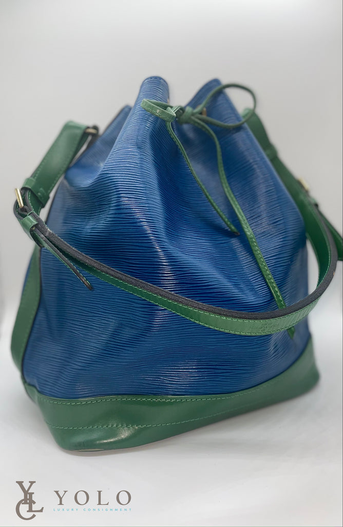Authentic Preloved Louis Vuitton Bi-Color EPI Leather Noe Handbag