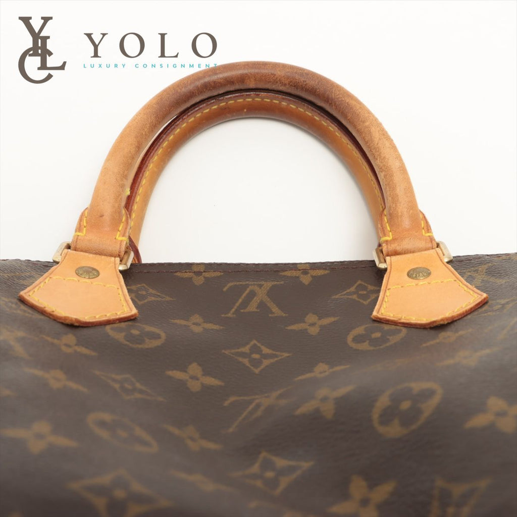 Authentic Preloved Louis Vuitton Monogram Speedy 40 Bag – YOLO