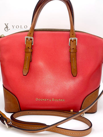 Dooney and Bourke Leather Claremont Domed Satchel