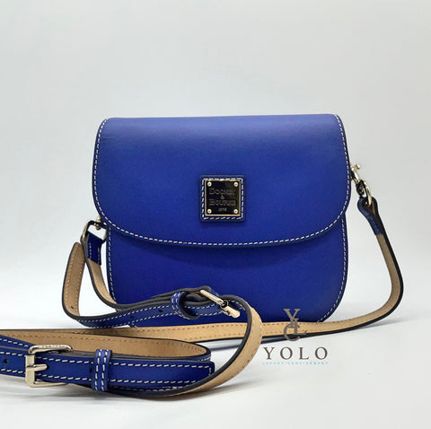 Dooney and Bourke Leather Beacon Saddle Crossbody Bag