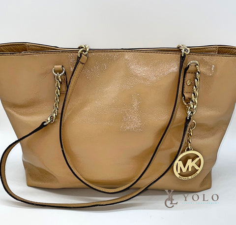 Michael Kors Patent Leather Tote Bag